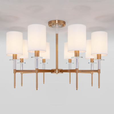 Люстра на штанге Eurosvet Brielle 60132/8 латунь