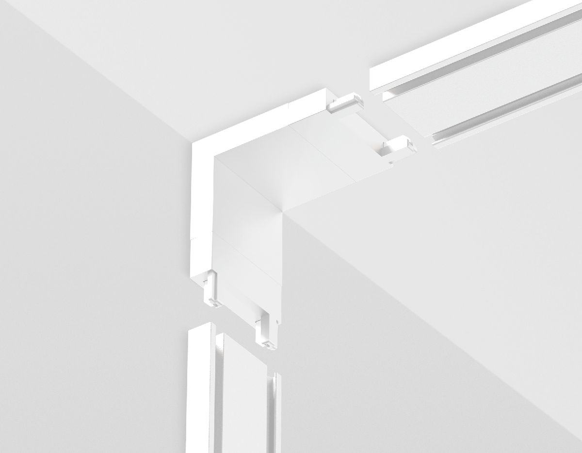 Коннектор угловой для шинопровода Ambrella Light Magnetic Ultra Slim Track System GV1103