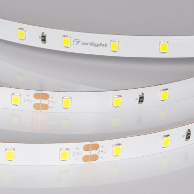 Светодиодная лента Arlight RT-A60-8mm 24V Spring Green (4.8 W/m, IP20, 5m) 055382