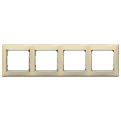 Рамка 4-постовая Legrand Valena слоновая кость 774354