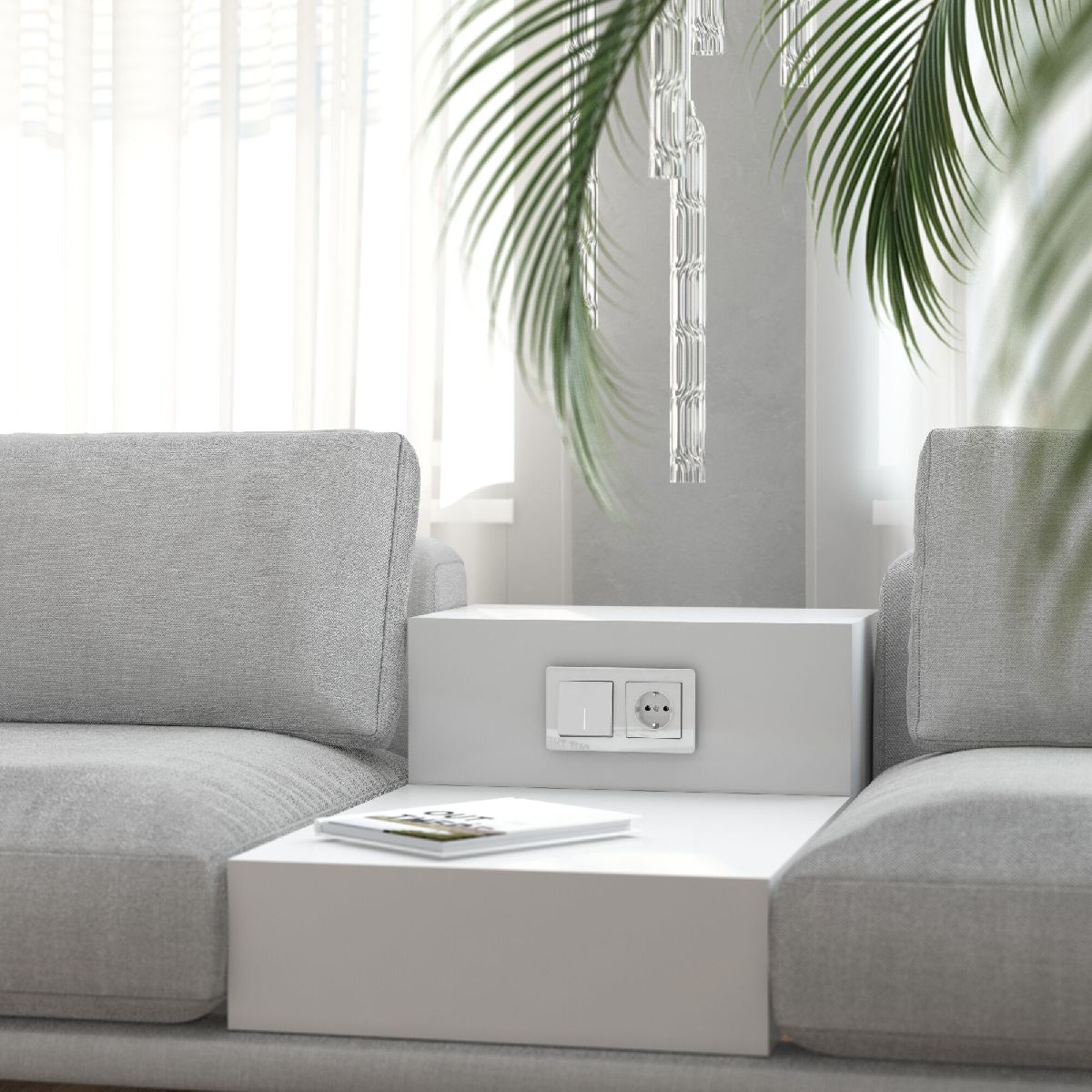 Выключатель одноклавишный с подсветкой Werkel 4690389197246 W1110141 a063999