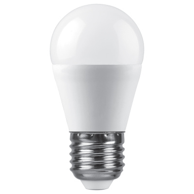 Лампа светодиодная Saffit SBG4520 шар матовый E27 20W 230V 6400K 55278