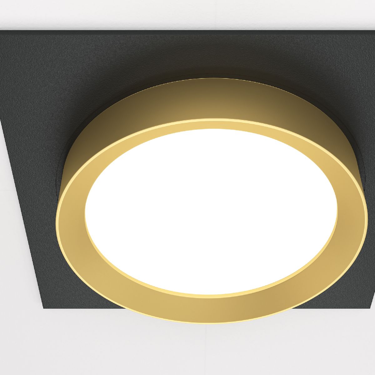 Встраиваемый светильник Maytoni Technical Hoop DL086-GX53-SQ-BG