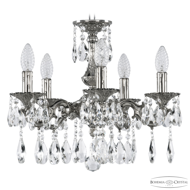 Подвесная люстра Bohemia Ivele Crystal Verona 72101/5/125 A Ni