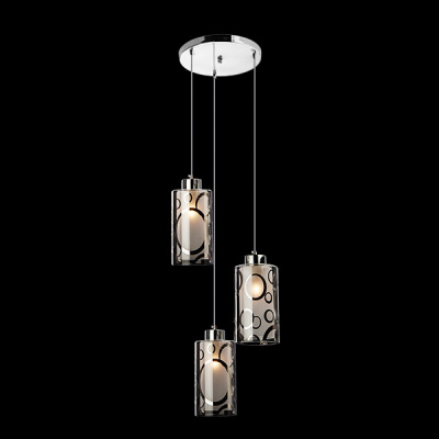 Подвесная люстра Eurosvet 50000/3 хром