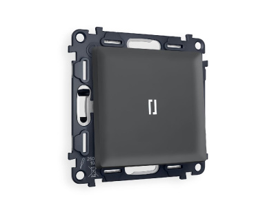 Комплект механизма 1-кл выключателя с подсветкой Ambrella Volt Alfa MA902015