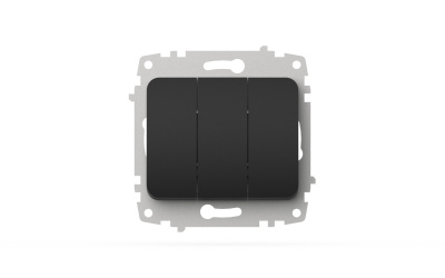 Выключатель трехклавишный ELBI Jazz 607-014800-254