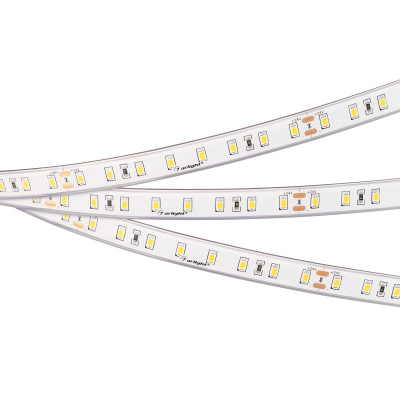 Светодиодная герметичная лента Arlight RTW-PS-A80-12mm 24V Warm2400 (4.8 W/m, IP67, TWP100, 5m) 053506