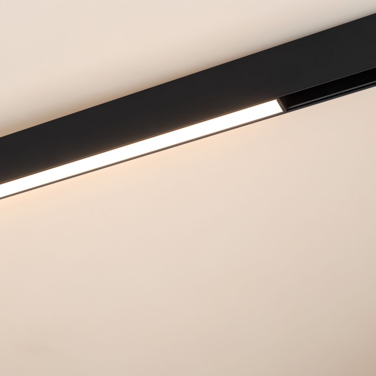 Трековый магнитный светильник Arlight MAG-ORIENT-FLAT-L465-16W Warm3000 (BK, 100 deg, 48V, DALI) (IP20 Металл) 033825(1)