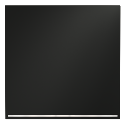 Клавиша для выключателя/переключателя одноклавишного с подсветкой Voltum S70 (графит) VLS000207