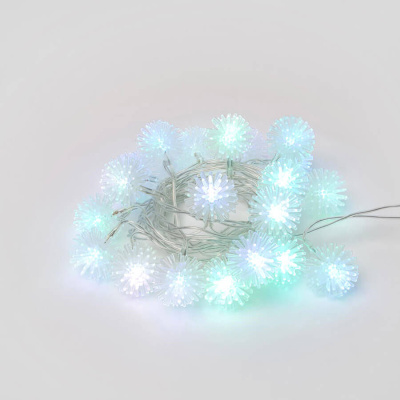 Светодиодная гирлянда (07921) Uniel Шарики 220V разноцветный ULD-S0280-020/DTA RGB IP20 BALLS