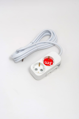 Удлинитель с/з 2вх с защитными шторками ELBI Myra 527-010203-221