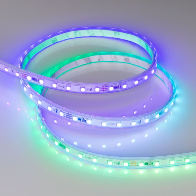Светодиодная герметичная лента Arlight SPI-PS-A120-12mm 24V RGB-PX6-BPT (23 W/m, IP67, 2835, 5m) 049452
