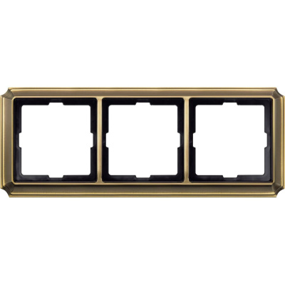 Рамка 3-постовая Schneider Electric Merten Antique/Artec MTN483343