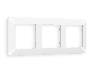 Рамка трехместная Ambrella Volt Line AF110123