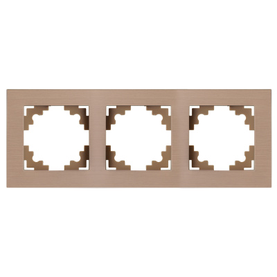 Рамка 3-местная Stekker Катрин MFR00-7003-02 50018