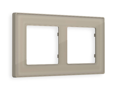 Рамка двухместная Ambrella Volt Arctic AF580362