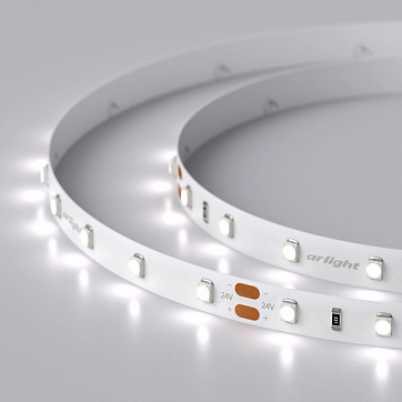 Светодиодная лента Arlight RT-A60-8mm 24V White6000 (4.8 W/m, IP20, 2835, 5m) 011504(2)