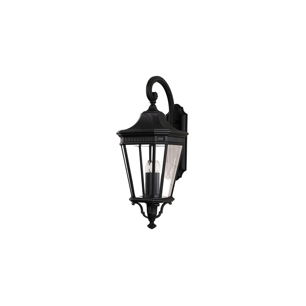 Уличный настенный светильник Feiss Cotswold lane FE-COTSLN2-L-BK
