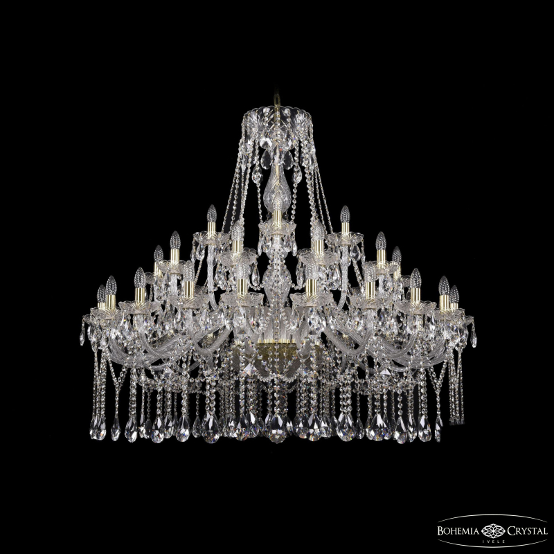 Подвесная люстра Bohemia Ivele Crystal 1413/20+10+5/460 G