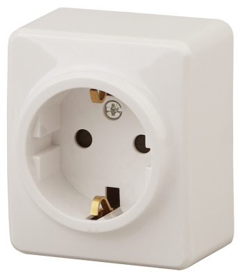 Розетка 2P+E Schuko со шторками Эра 11-2204-02 Б0020689