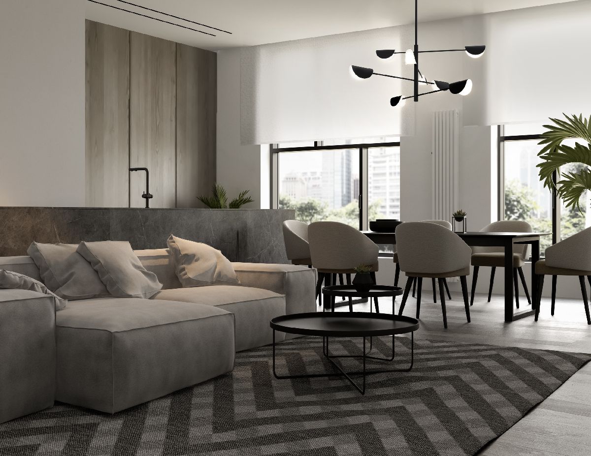 Подвесная люстра Maytoni Technical Mollis MOD126PL-08B