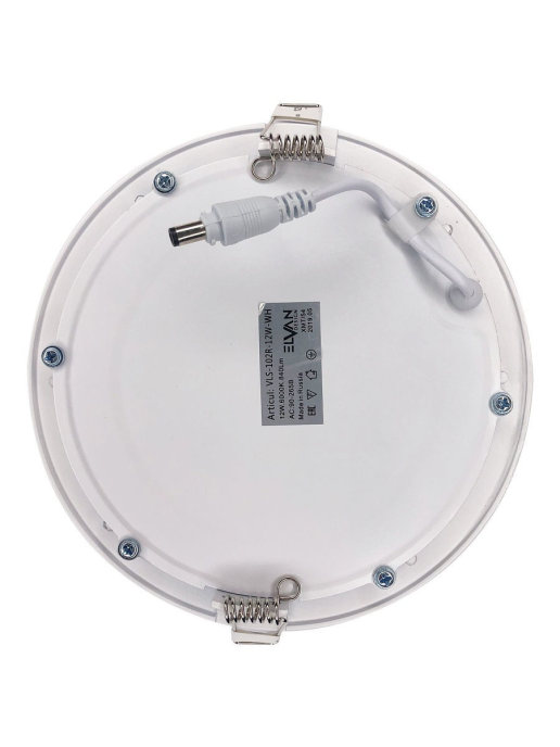 Встраиваемый светильник Elvan VLS-102R-12W-WH