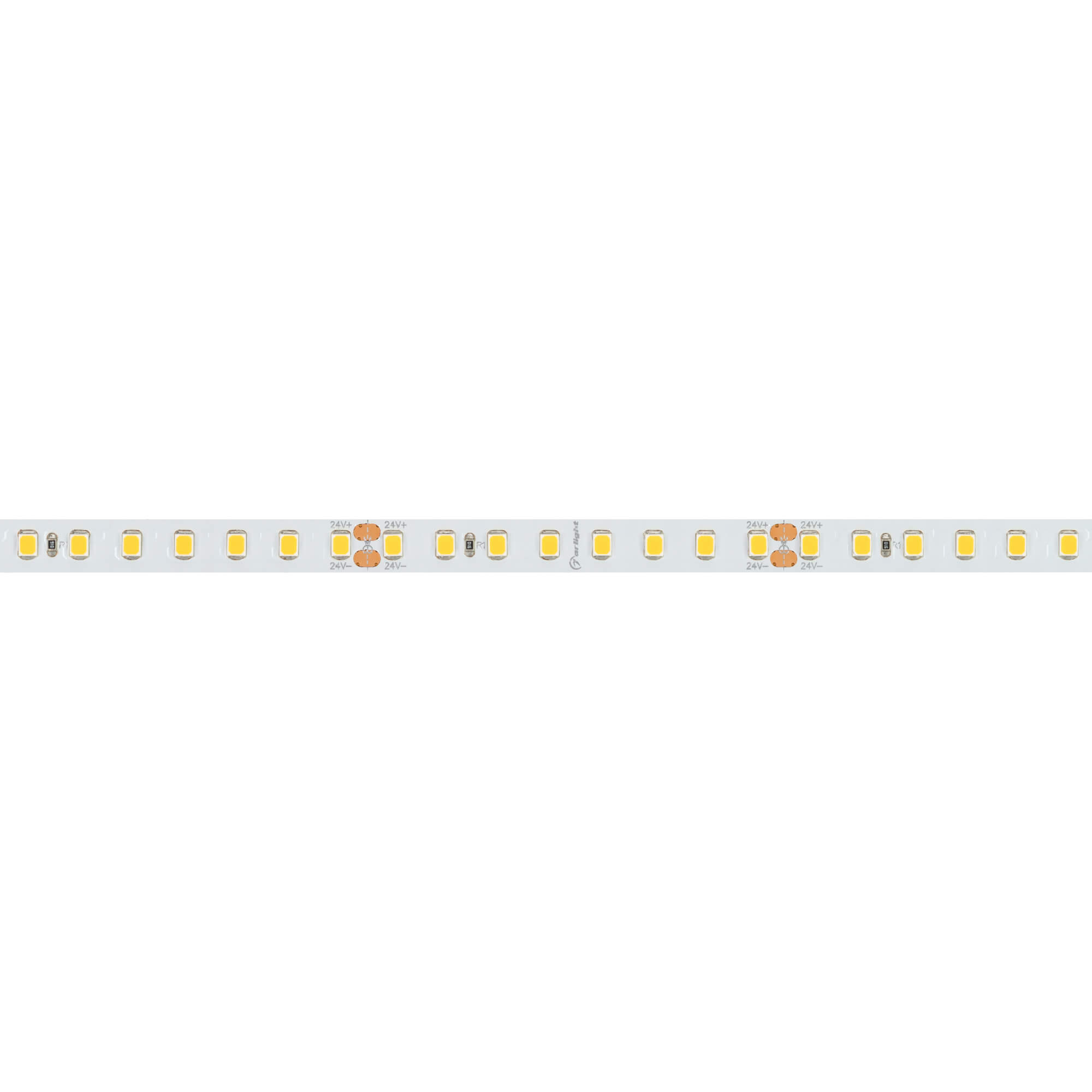 Светодиодная лента Arlight RT-A128-8mm 24V Warm2700 (9.6 W/m, IP20, 2835, 5m) 038759
