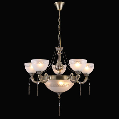 Подвесная люстра Natali Kovaltseva Cordoba 70025-5+3C ANTIQUE