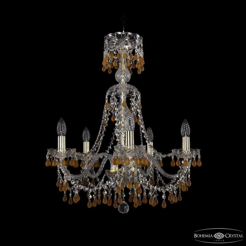 Подвесная люстра Bohemia Ivele Crystal 1410/5/195/XL-66 G V1003