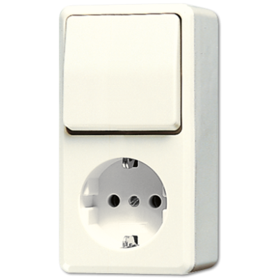 Розетка 2K+З Jung 676A