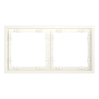 Рамка пластиковая Voltum S70 на 2 пост, (хлопок) VLS100213