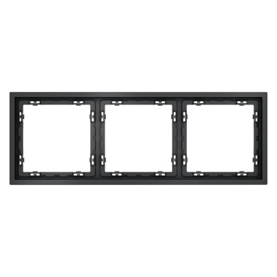 Рамка на 3 поста Voltum S70 VLS100307 (графит)