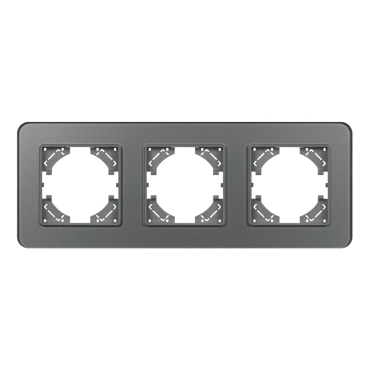 Рамка на 3 поста стеклянная Arlight FRM-OMALI-SFGS-3-GR 049714