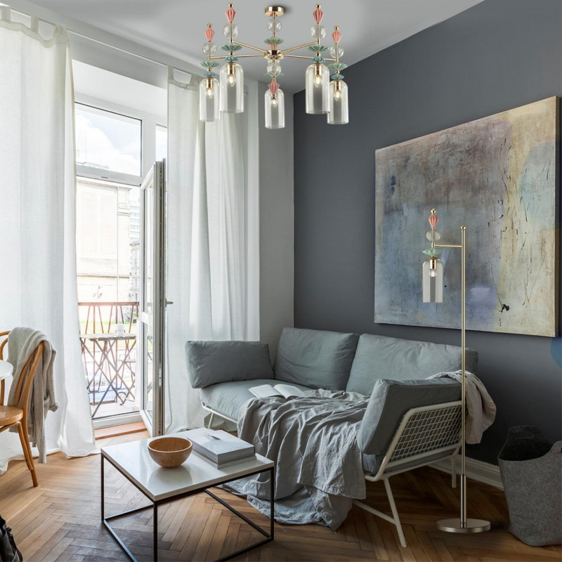 Люстра на штанге Odeon Light BIZET 4855/5C