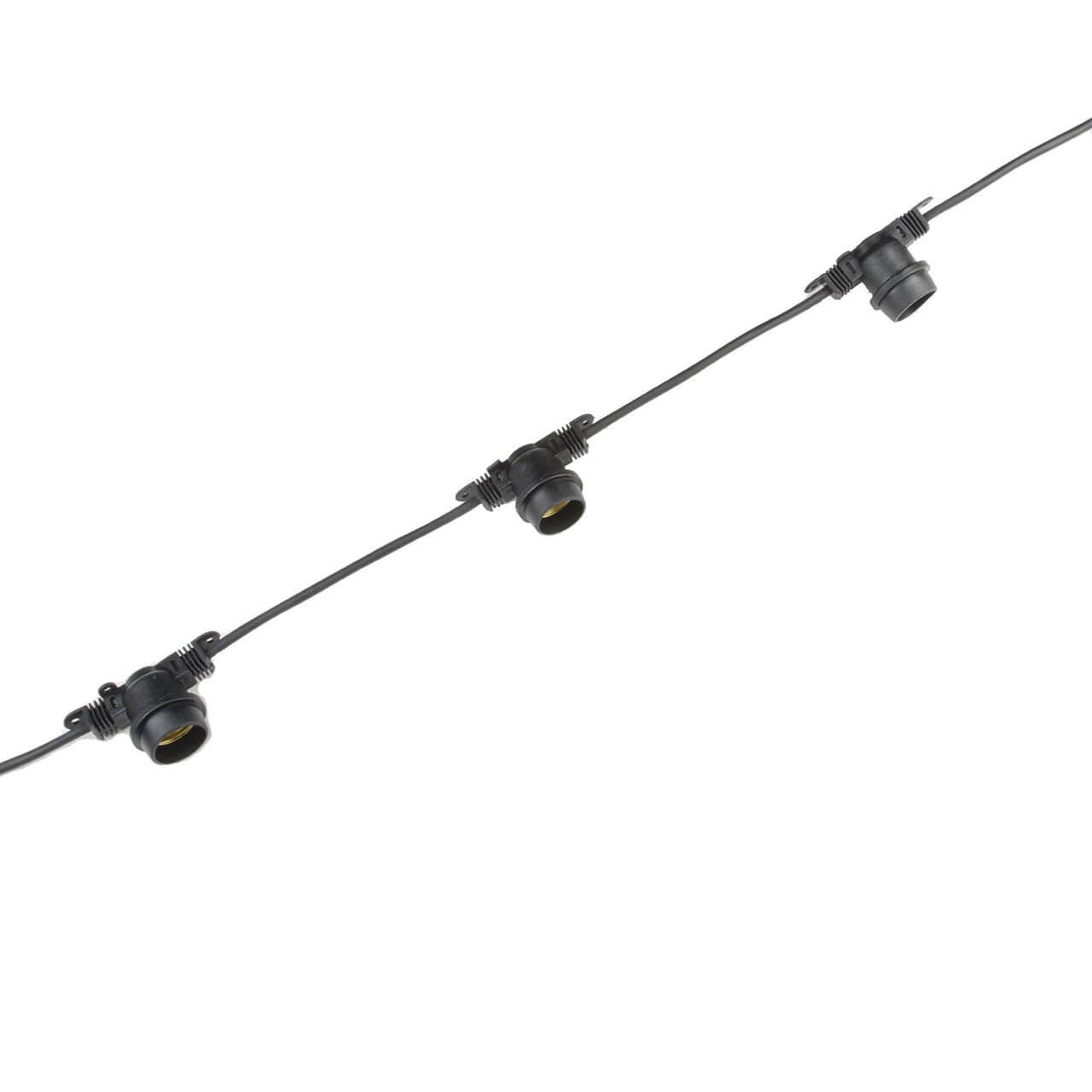 Гирлянда (UL-00006441) Uniel Belt-Light 220V UDL-K111 80/E27/20M IP65 BLACK BELT-LIGHT