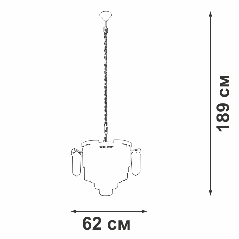 Подвесная люстра Vitaluce V58370-8/13
