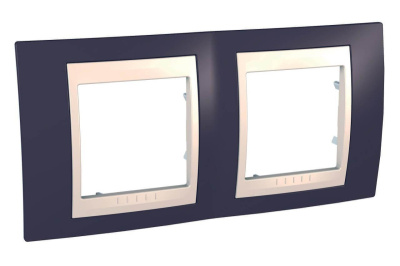 Рамка 2-постовая Schneider Electric Unica Хамелеон MGU6.004.572