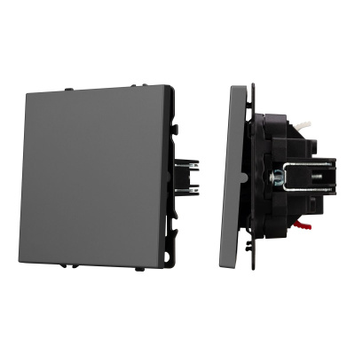 Механизм выключателя одноклавишный проходной Arlight SWT-NOBE-MKP1-SFPL-GR (230V, 10A) 054248