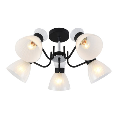 Люстра на штанге Seven Fires Tariya SF3346/5C-BK-CR-WT