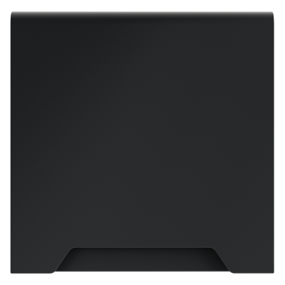 Накладка для розетки с заземлением, защитными шторками и крышкой Voltum S70 (графит) VLS000807