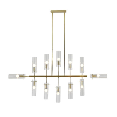 Люстра на штанге Indigo Saetta 11053/12R Gold V000565