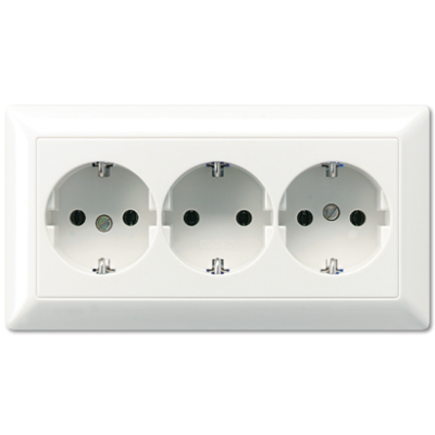 Розетка Schuko Jung AS523BFWW