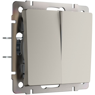 Выключатель двухклавишный Werkel W1220004 4690389211904 a069452