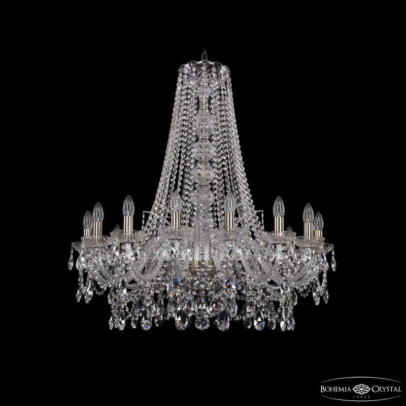 Подвесная люстра Bohemia Ivele Crystal 1411/16/300/h-90 Pa