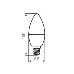 Лампа светодиодная Kanlux Dun E14 4,4W 3000К 19313