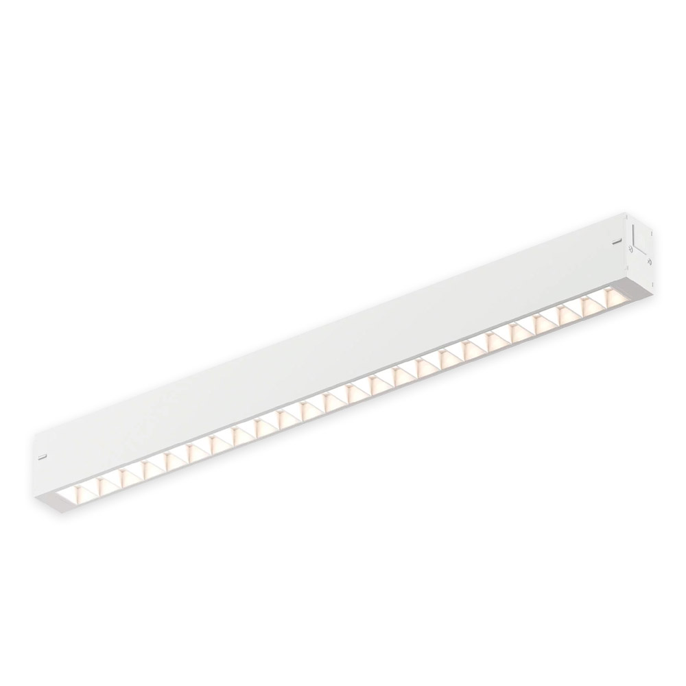 Трековый однофазный светильник AM Group Plain Opal AM582 27W 4000K WH