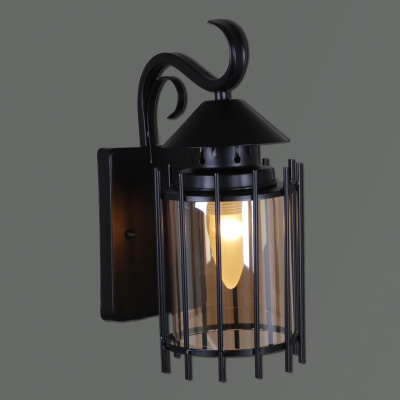 Уличный настенный светильник Reluce 08284-9.2-001U BK