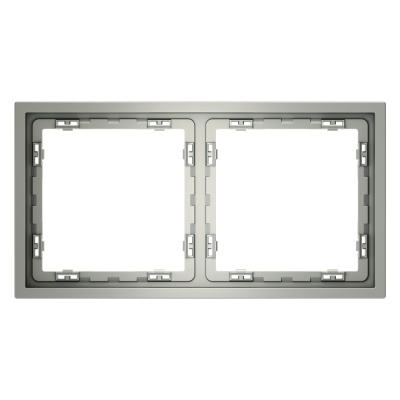 Рамка на 2 поста Voltum S70 VLS100205 (сталь)