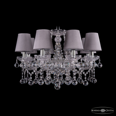 Подвесная люстра Bohemia Ivele Crystal 1413/8/200 Ni Balls SH24